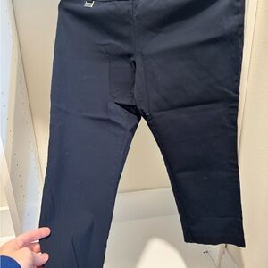 Navy Capri Blue Pants